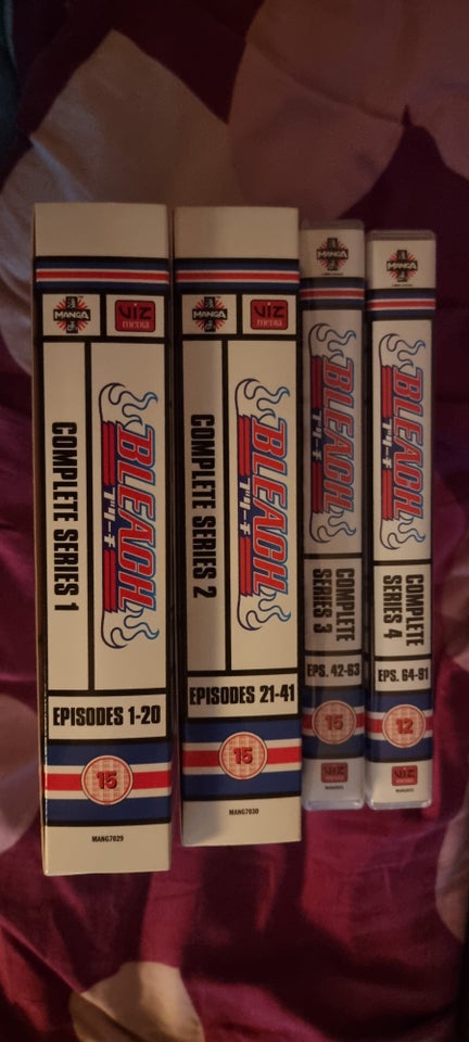 Bleach Series 1-2-3-4, DVD,