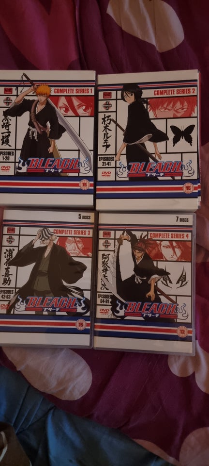 Bleach Series 1-2-3-4, DVD,