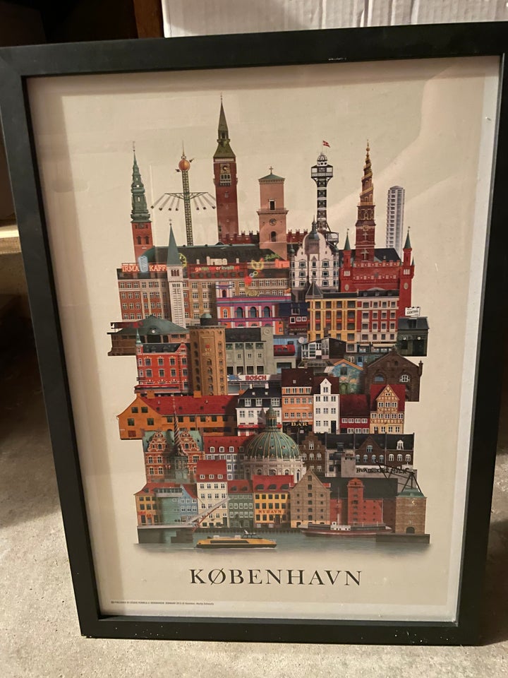 København plakat b: 50 h: 80