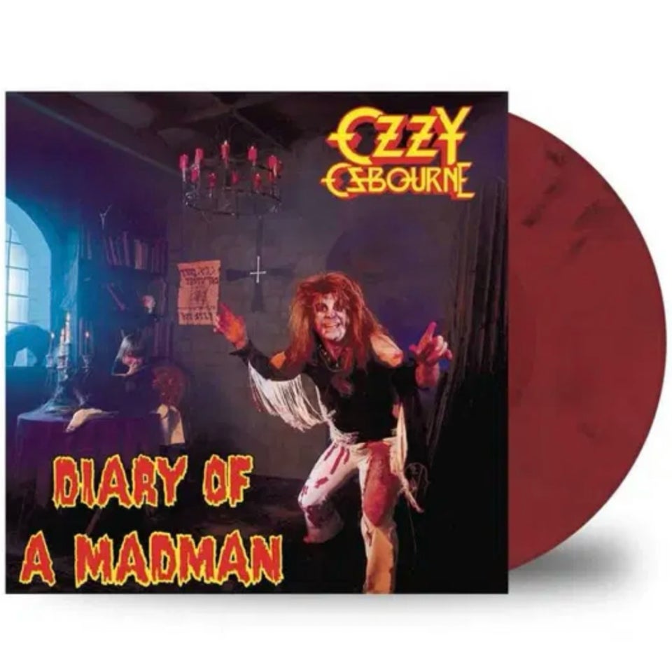 LP, Ozzy Osbourne, ( RØD / SORT vinyl