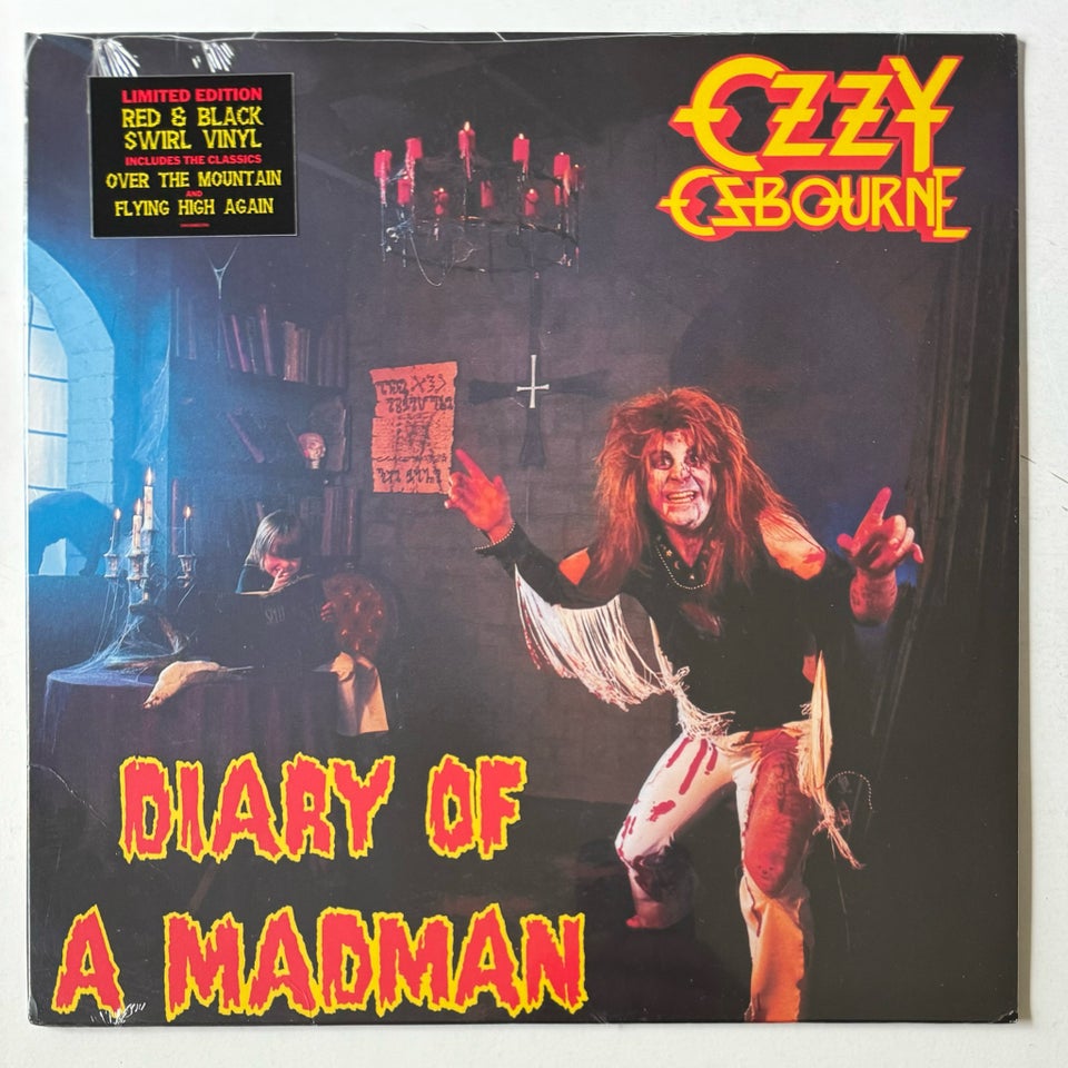 LP, Ozzy Osbourne, ( RØD / SORT vinyl