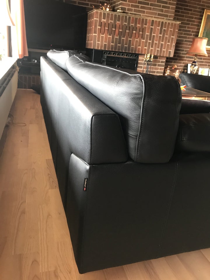 Sofa læder 3 pers