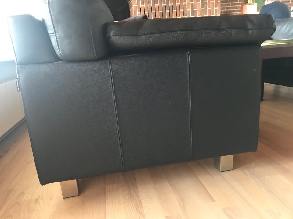 Sofa læder 3 pers