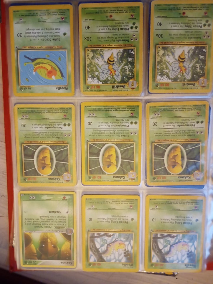 Samlekort, Gamle Pokemon kort