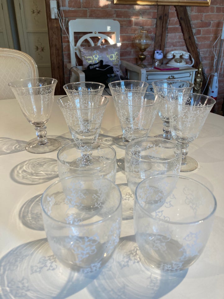 Glas vinglas og vandglas