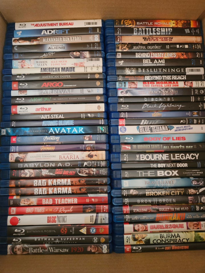 Kæmpe samling A-K, Blu-ray, andet