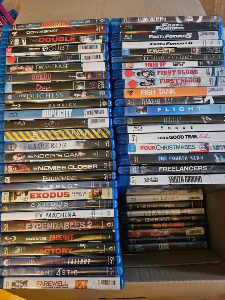 Kæmpe samling A-K, Blu-ray, andet