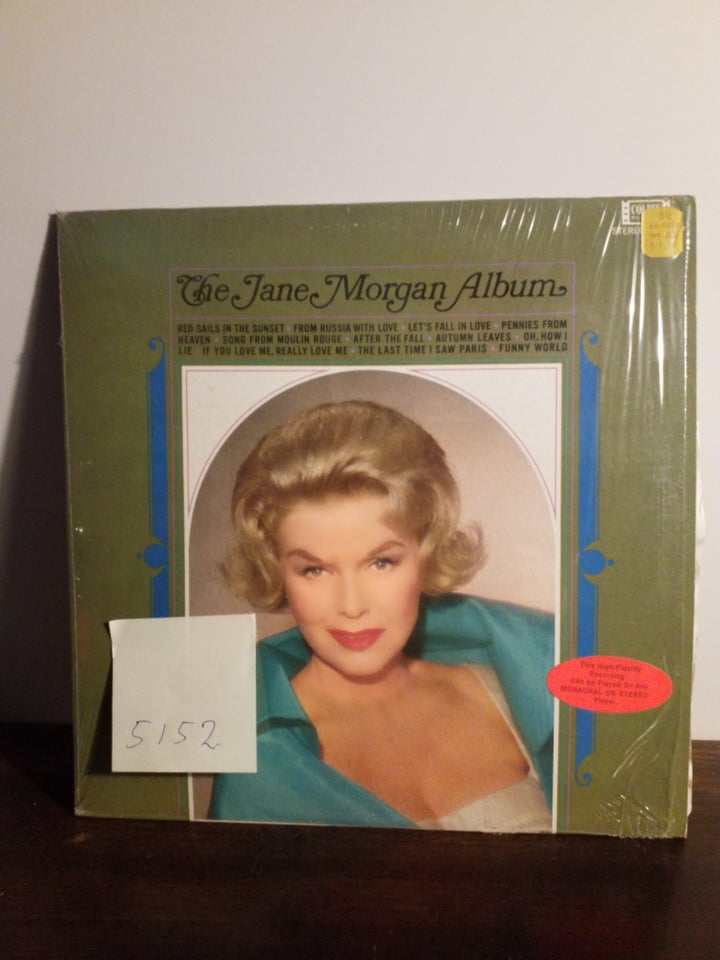 LP THE JANE MORGAN ALBUM Andet