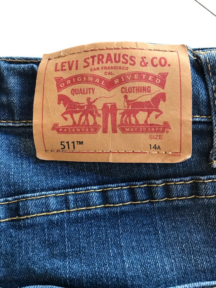 Jeans, Mørkeblå slim, Lewis