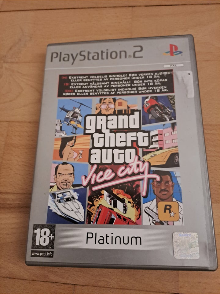 Grand Theft Auto Vice City, PS2,