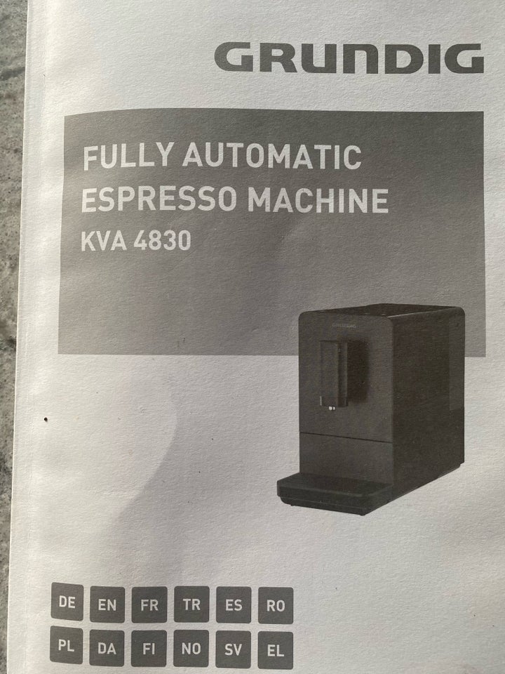 Kaffemaskine Grundig