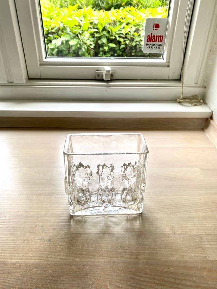 Glas Tulipan Vase/vintage  Anker