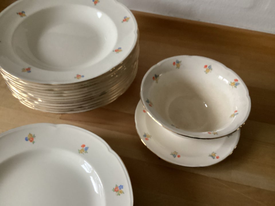 Porcelæn Tallerkner  Anne Sophie