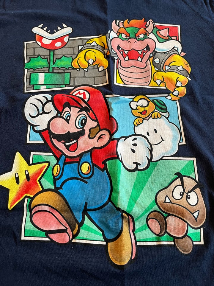 T-shirt, Mario, Mario