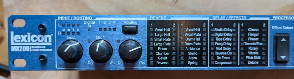 Rack Reverb, Lexicon MX200