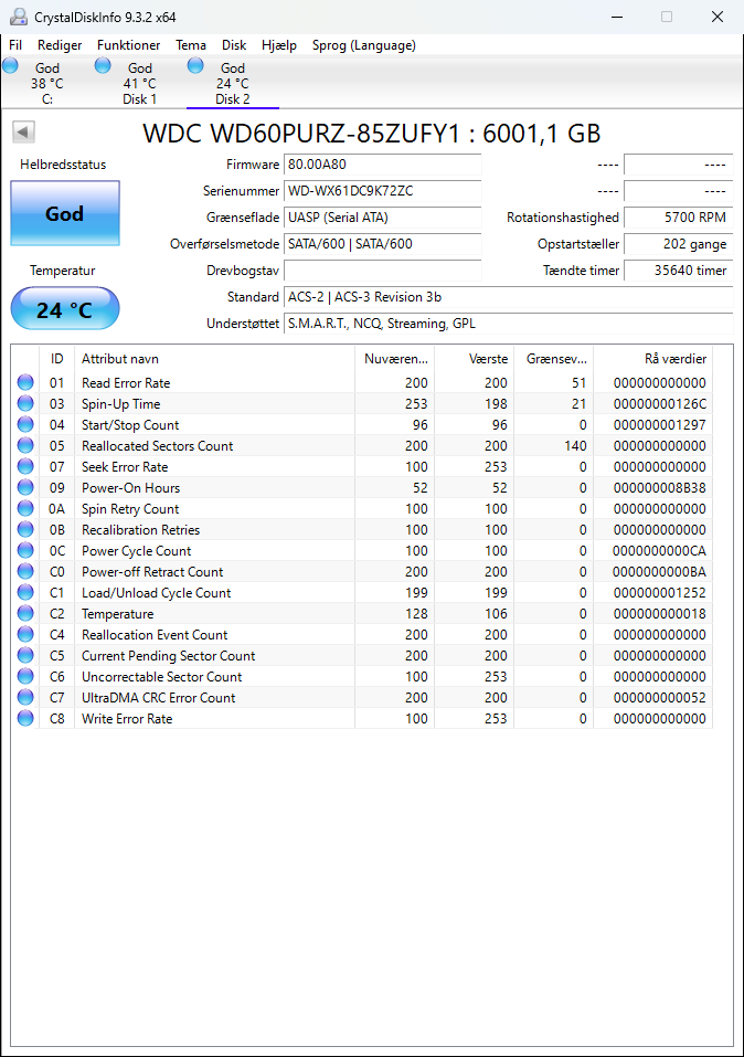 Western Digital, 6000 GB, God