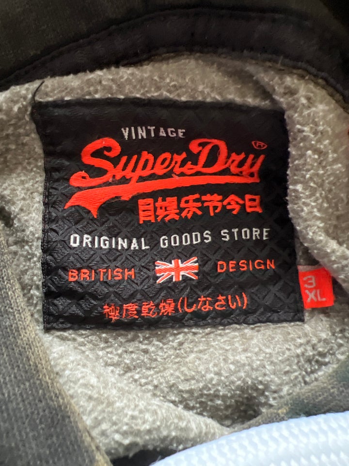 Hættetrøje, Superdry, str. XXXL