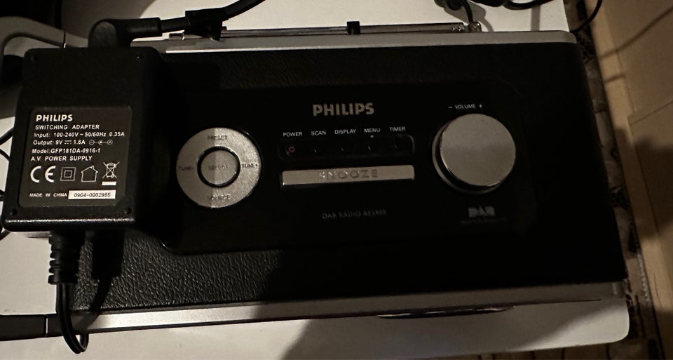 Miniradio, Philips, Vækkeurradio