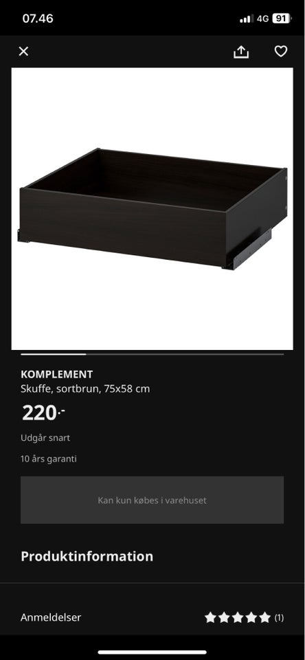 Klædeskab Ikea Pax model