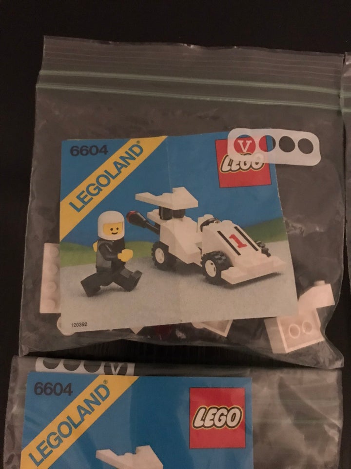 Lego andet 6604 + 6605 + 6502 + 6646 +