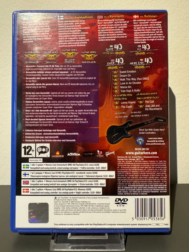 Guitar Hero: Aerosmith PS2 anden