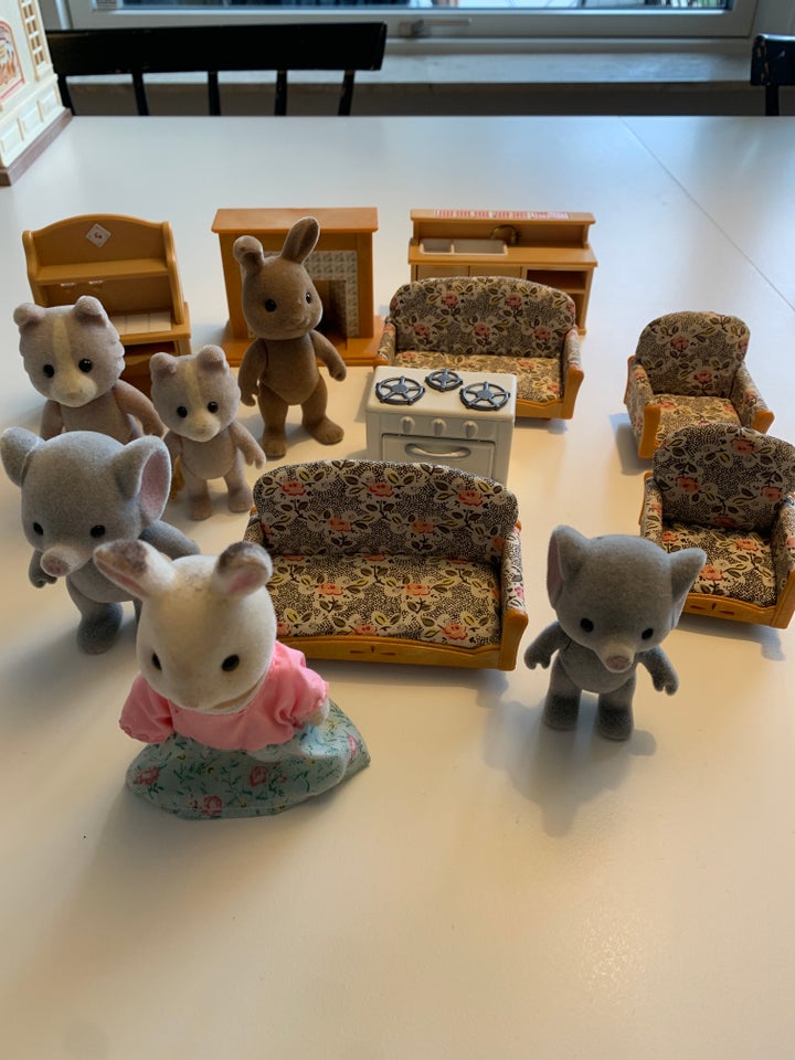 Sylvanian, Møbler og dyr,