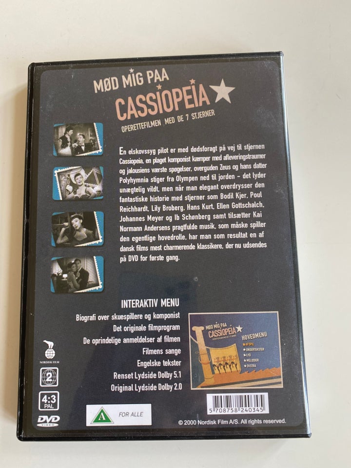 Mød mig på Cassiopeia, DVD,