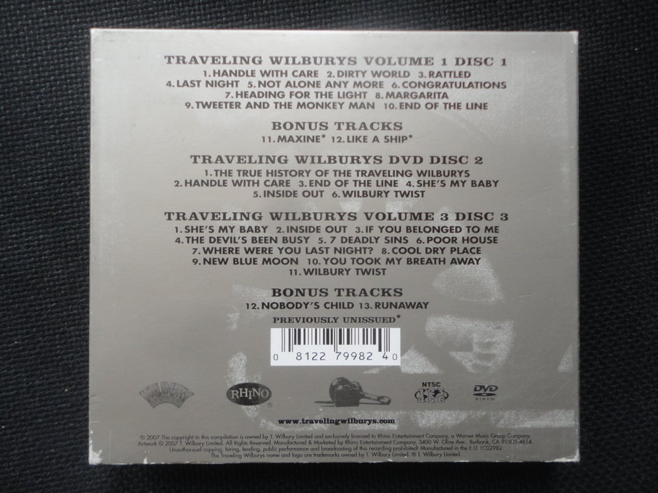 TRAVELING WILBURYS : CD BOKS SÆT ,