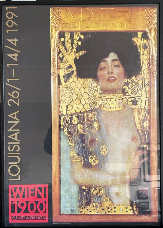 Plakat i ramme, Gustav Klimt,