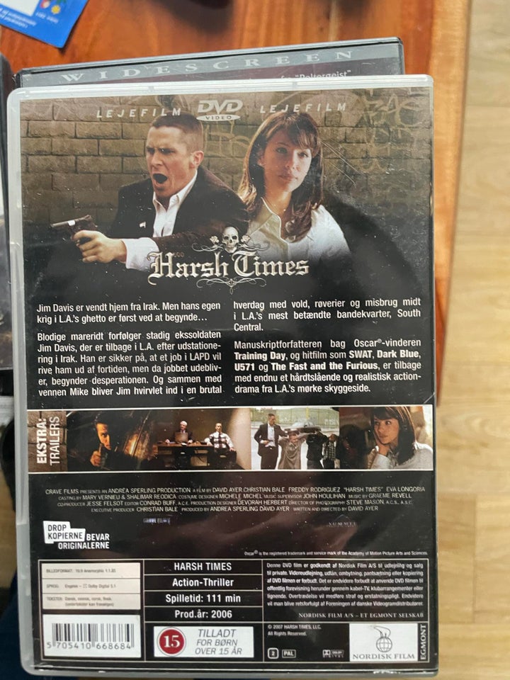 The harsh times DVD drama