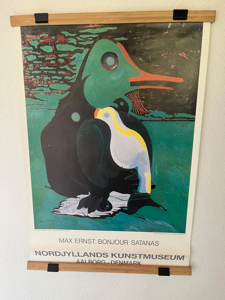 Plakat, Max Ernst, motiv: Bonjour