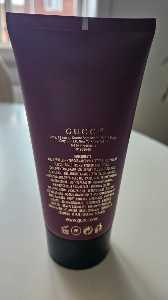 Bodylotion, Gucci