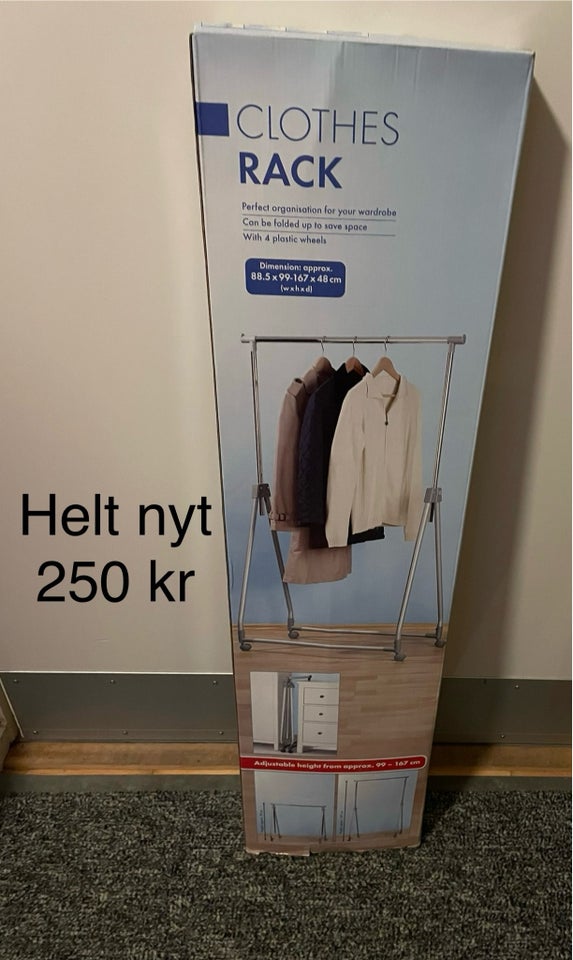 Tøj stativ med hjul Ukendt