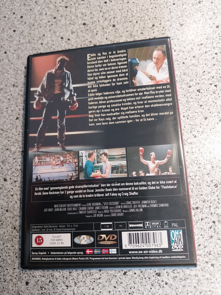 Split Decisions, DVD, action