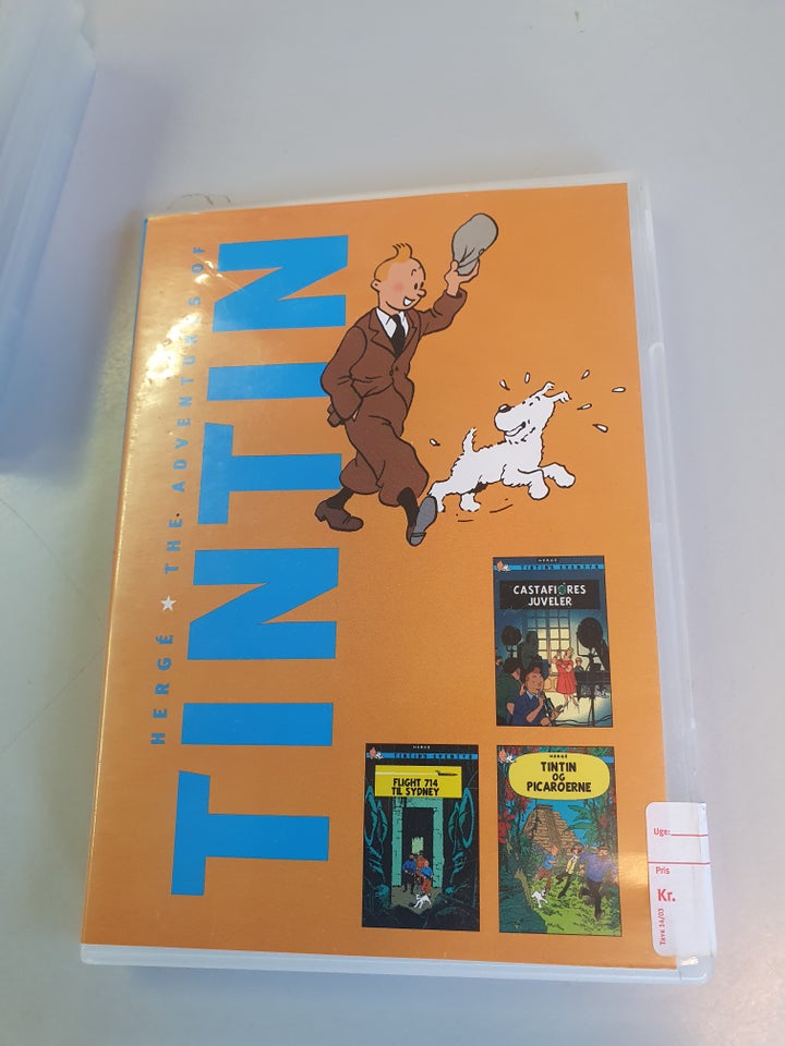 11 Tintin film på DVD tegnefilm