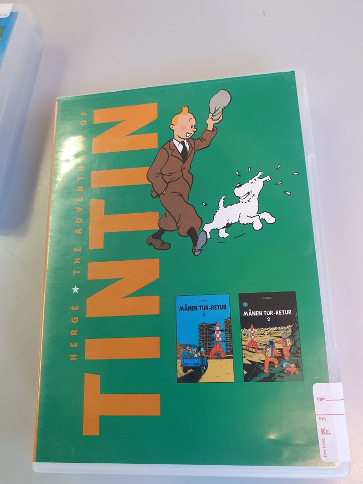 11 Tintin film på DVD tegnefilm