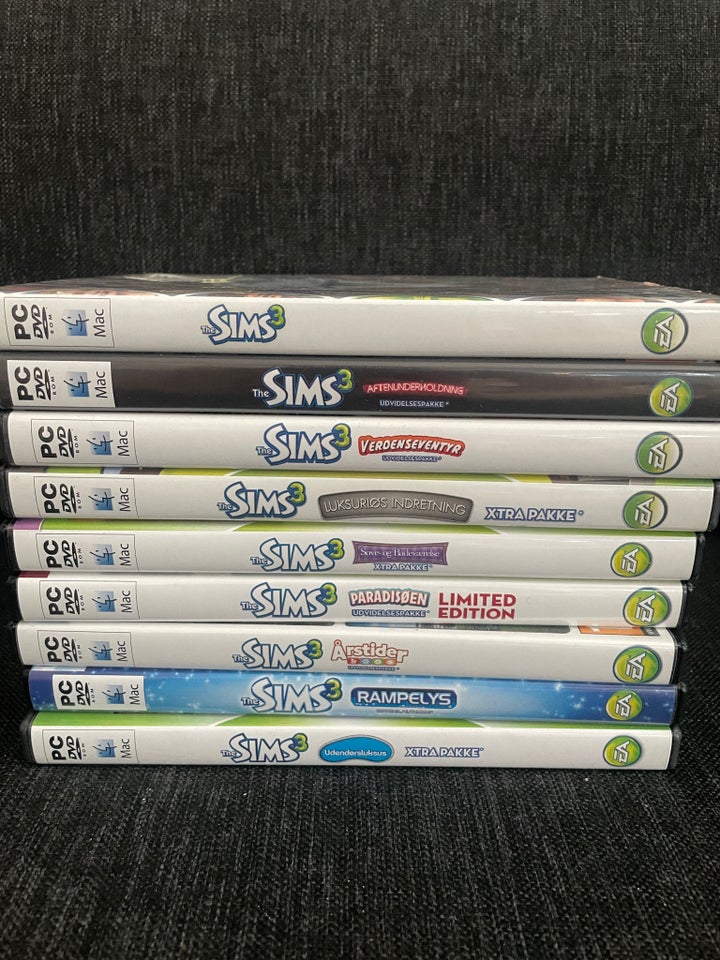 Sims 3 grundspil + 8 pakker, til pc,