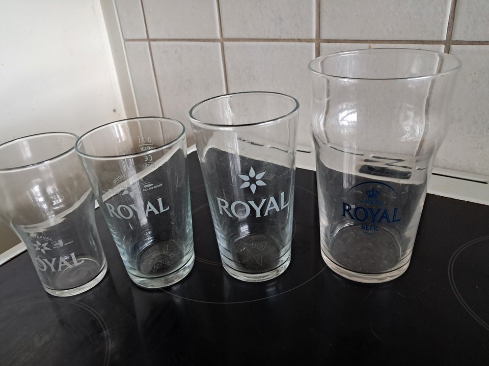 Glas, ølglas, ølglas med logo