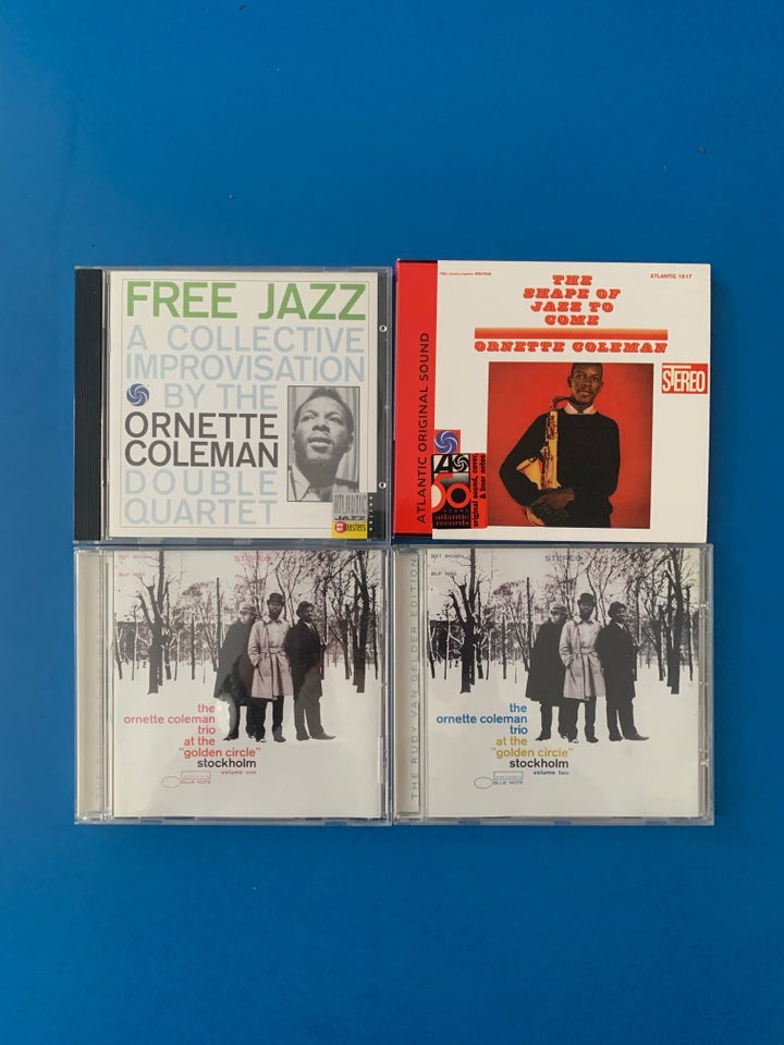 ORNETTE COLEMAN: 4 CD ALBUMS, jazz