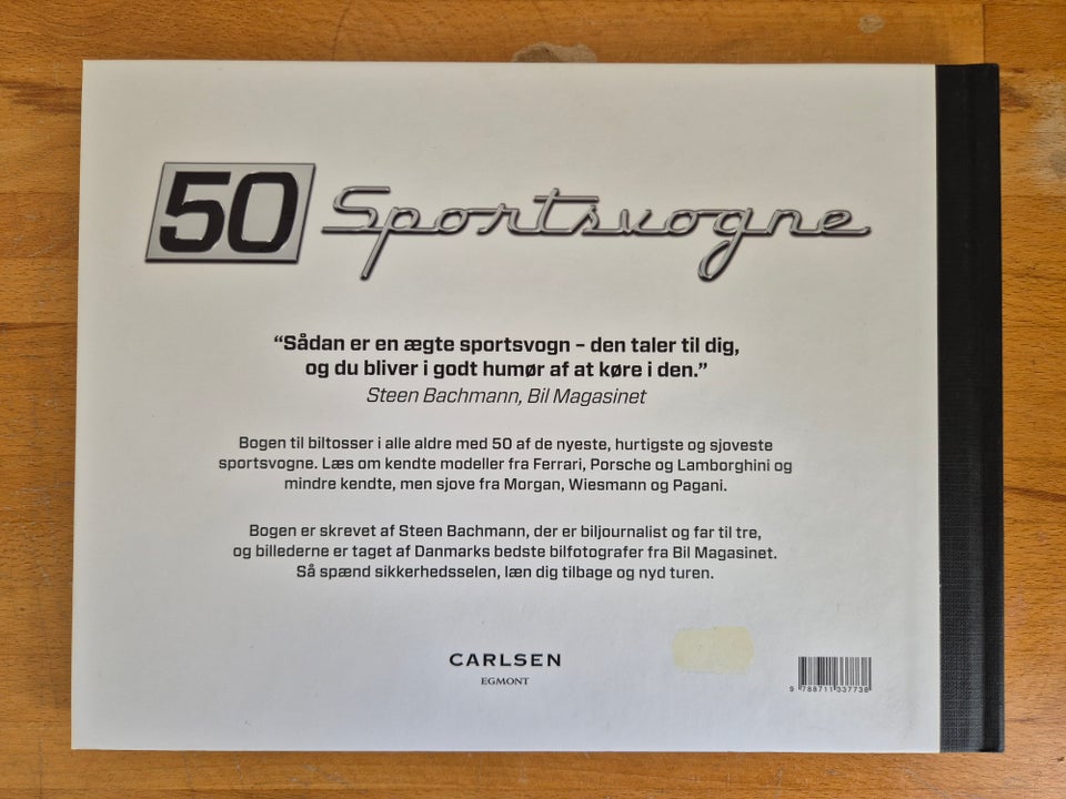 50 Sportsvogne, Steen Bachmann,