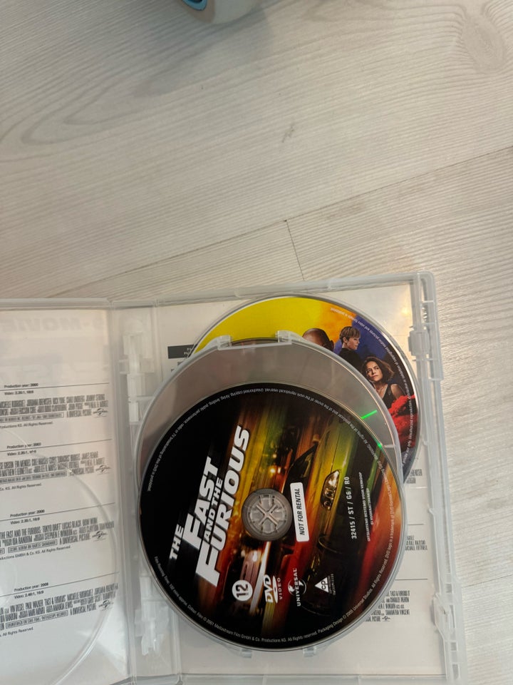 Fast and Furious, DVD, action