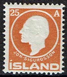 Island, postfrisk, postfrimærke