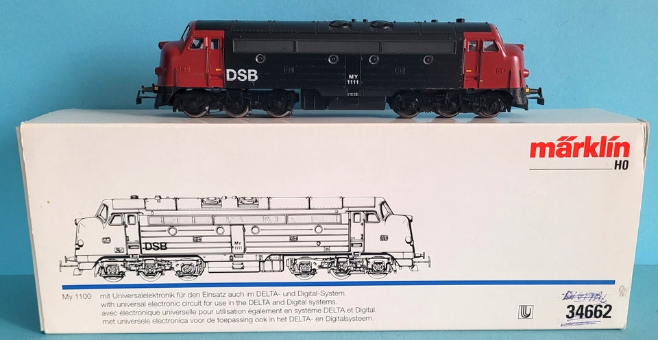 Modeltog, Märklin H0 # 34662 DSB MY