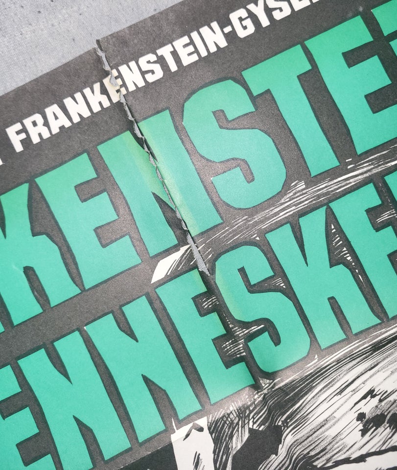 Filmplakat, motiv: Frankenstein