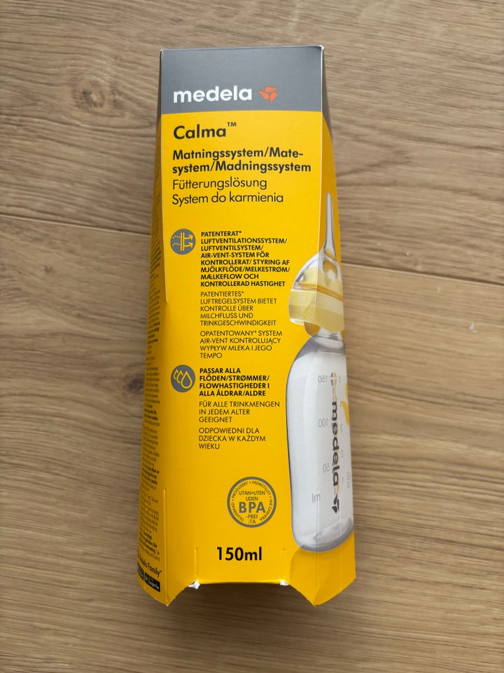 Sutteflaske, Medela calmar