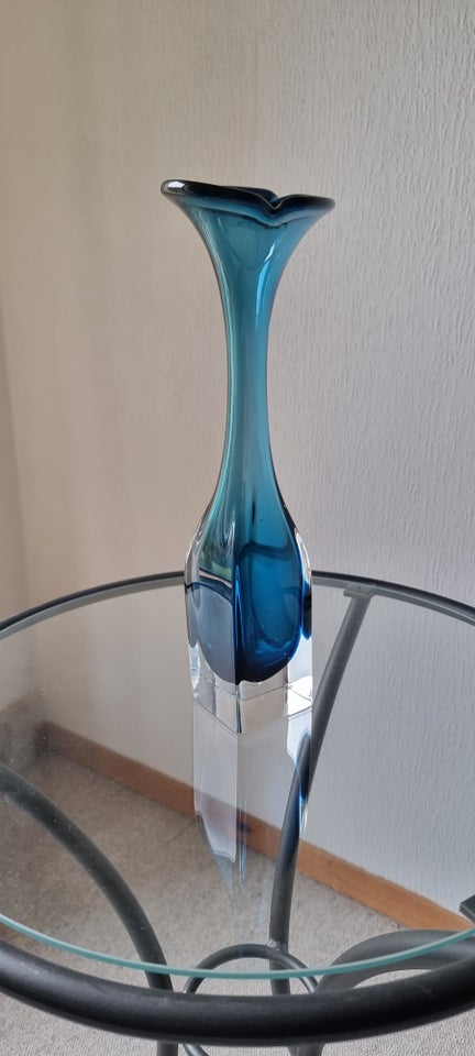 Glas, Glasvase 5x5x31,5 cm,