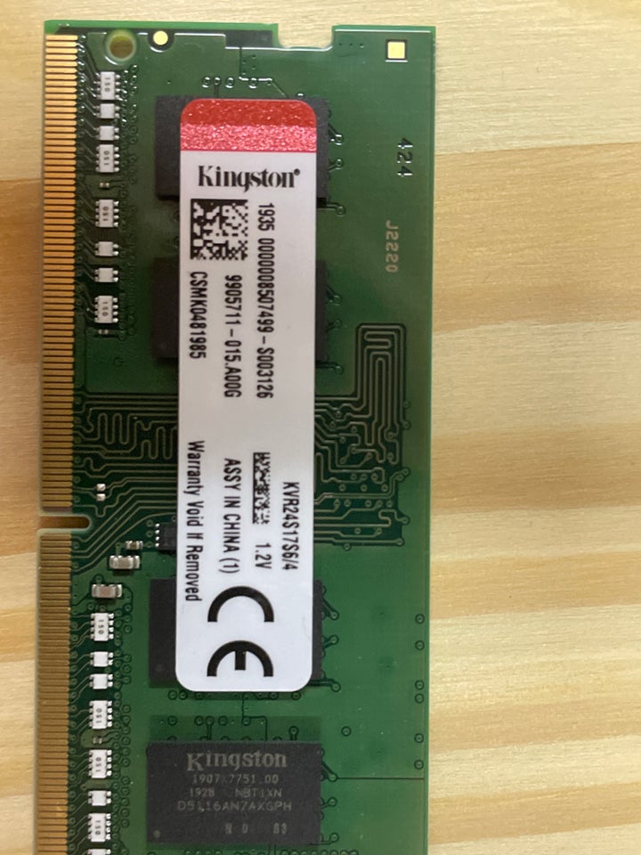 Kingston, 04 gb, DDR4 SDRAM