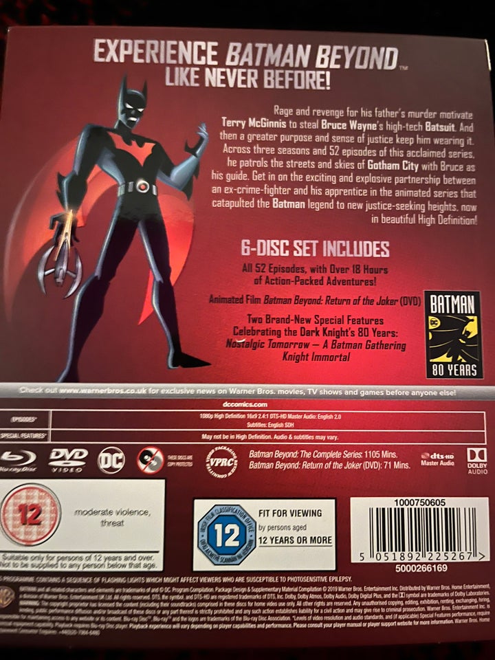 Batman Beyond , Blu-ray, TV-serier