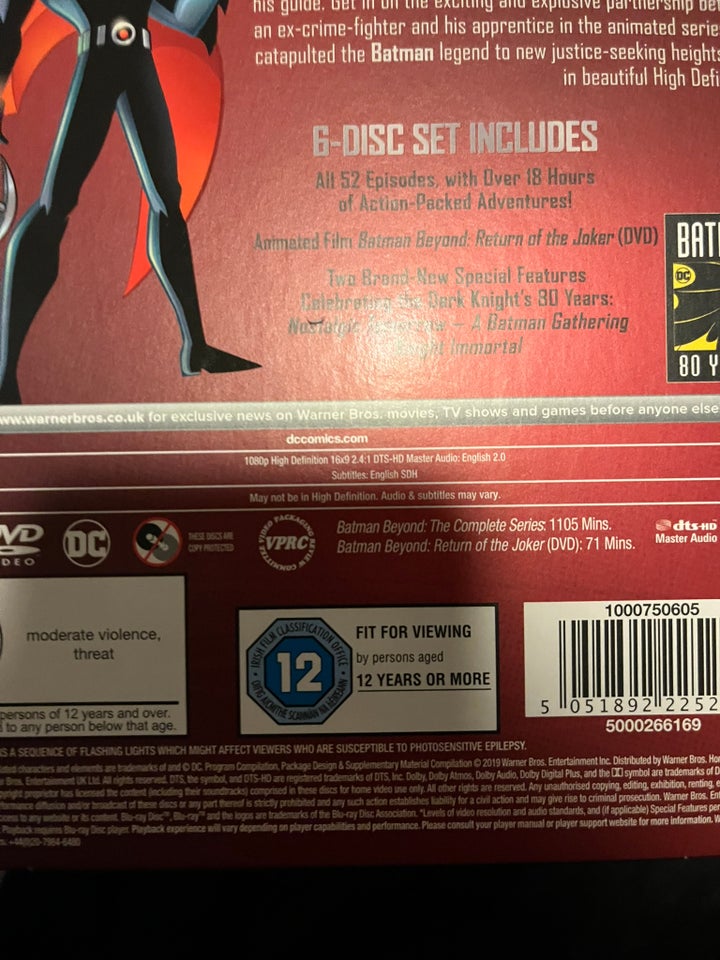 Batman Beyond , Blu-ray, TV-serier