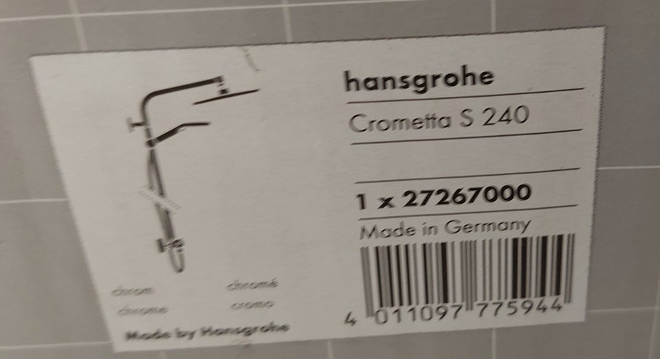 Brusesæt Hansgrohe Crometta S